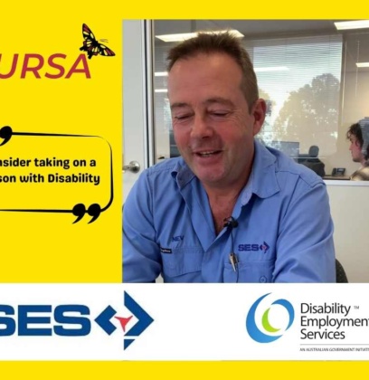 Your Voice Your Choice Nev from SES talking about employing someone with disability.