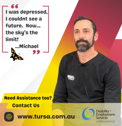 Michael talks about getting his disability under control and finding future