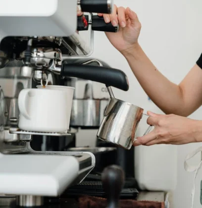 Woman Working In A Hospitality Career At A Cafe