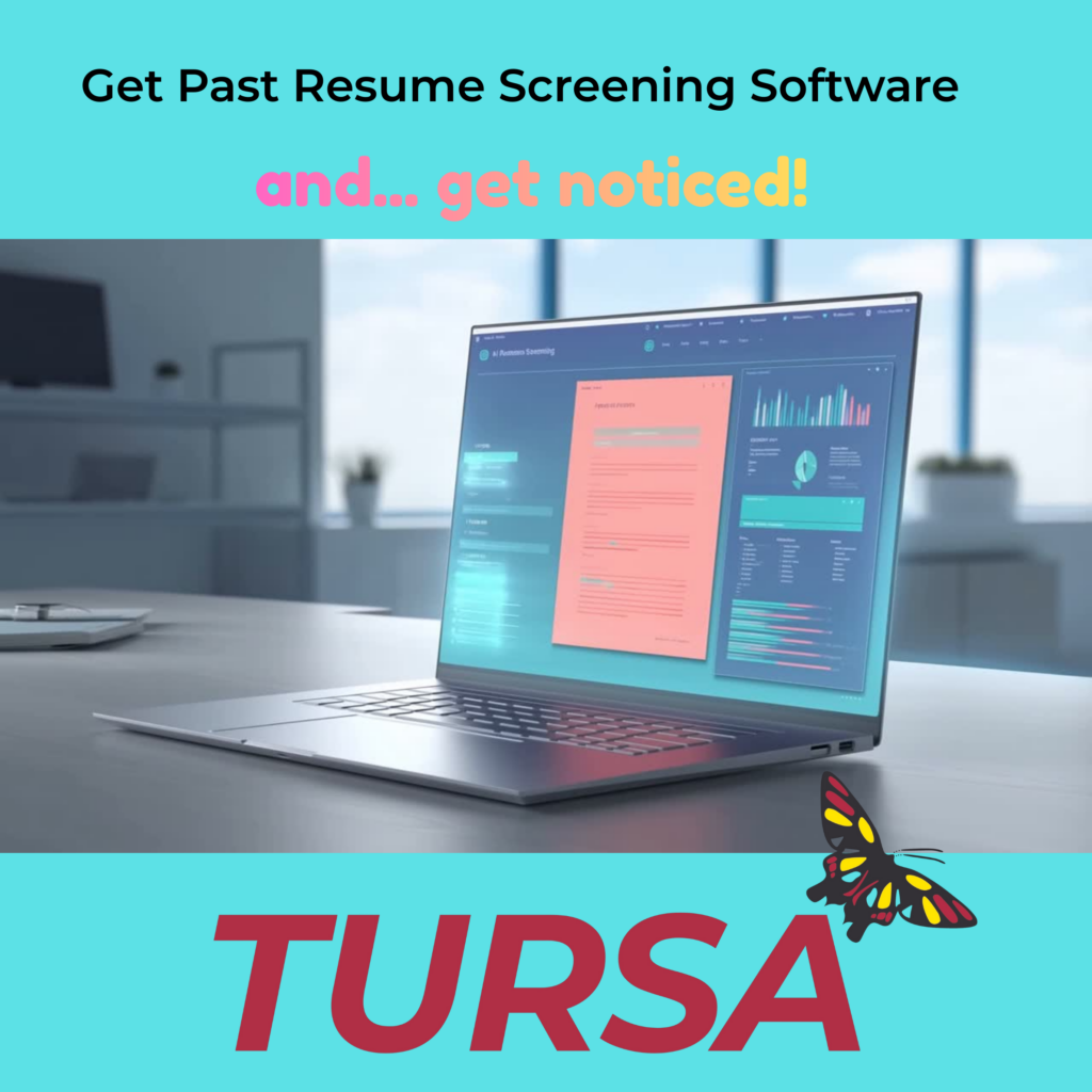 Get Past Resume Screening Software ATS picture of laptop on a desk