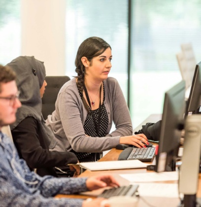 Person With Anxiety Working Comfortably In Office Environment
