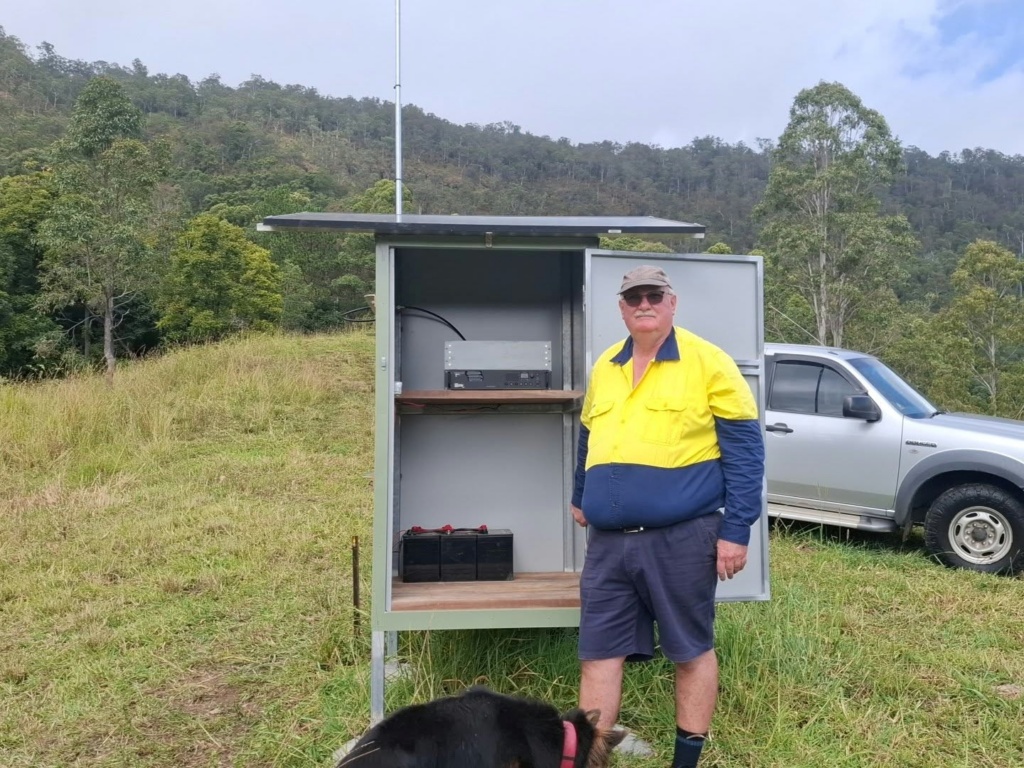 John Nolan After The Installation Of The Repeater Busta The Dog